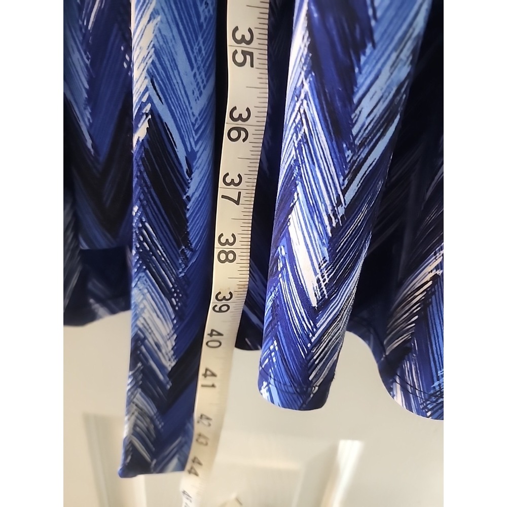 Liz Claiborne Neck Faux Wrap Dress Tie Belt Stretch Office Modest Corporate Lot - Picture 5 of 16